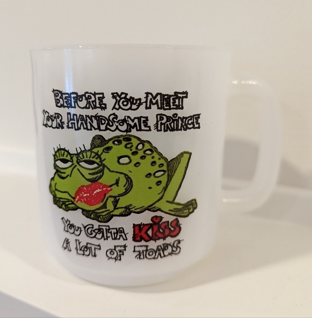 Vintage Frog Themed Mug